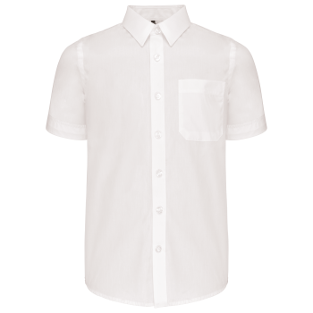 Camisa popelina manga corta nios - Ref. XK520