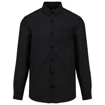 Camisa oxford manga larga hombre - Ref. XK533