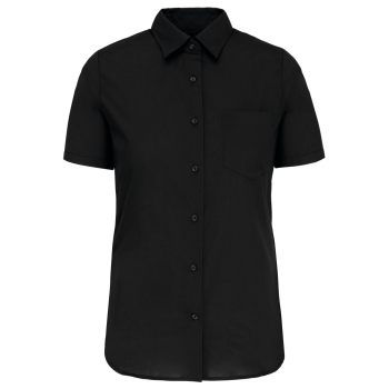 Camisa popelina manga corta mujer - Ref. XK544 Camisa popelina manga corta mujer - Ref. XK544