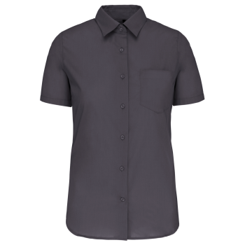 Camisa popelina manga corta mujer - Ref. XK544 Camisa popelina manga corta mujer - Ref. XK544