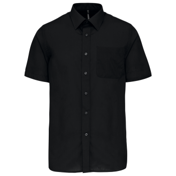 Camisa popelina de polialgodón manga corta de fácil cuidado hombre - Ref. XK551 Camisa popelina de polialgodón manga corta de fácil cuidado hombre - Ref. XK551