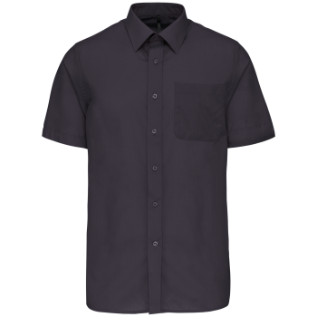 Camisa popelina de polialgodón manga corta de fácil cuidado hombre - Ref. XK551 Camisa popelina de polialgodón manga corta de fácil cuidado hombre - Ref. XK551