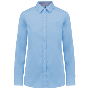 Camisa de algodón nevada de manga larga para mujer - Ref. XK585 Camisa de algodón nevada de manga larga para mujer - Ref. XK585