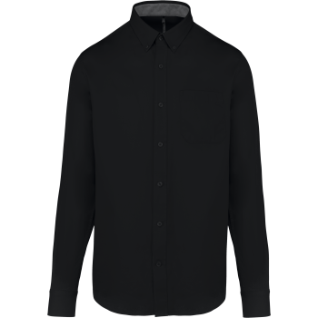 Camisa de algodón nevada de manga larga para hombre - Ref. XK586 Camisa de algodón nevada de manga larga para hombre - Ref. XK586