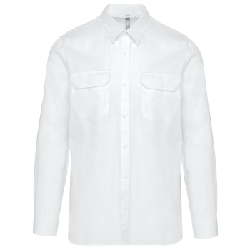 Camisa safari manga larga hombre - Ref. XK590 Camisa safari manga larga hombre - Ref. XK590