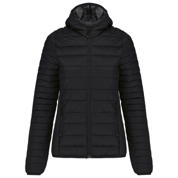 Chaqueta acolchada y ligera con capucha mujer - Ref. XK6111 Chaqueta acolchada y ligera con capucha mujer - Ref. XK6111