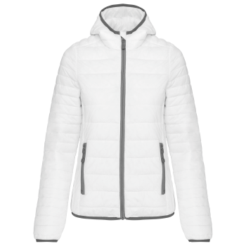 Chaqueta acolchada y ligera con capucha mujer - Ref. XK6111 Chaqueta acolchada y ligera con capucha mujer - Ref. XK6111