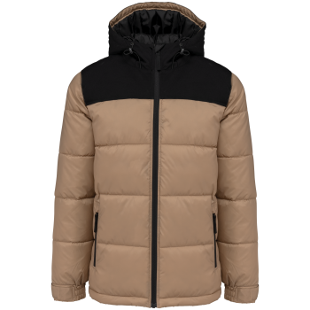 Parka acolchada bicolor con capucha unisex - Ref. XK6163 Parka acolchada bicolor con capucha unisex - Ref. XK6163