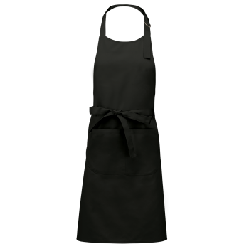 Delantal polister/algodn con bolsillo - Ref. XK890
