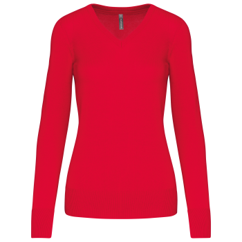 Jersey cuello de pico mujer - Ref. XK966