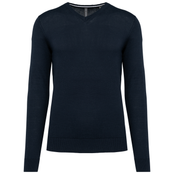Jersey cuello de pico ecorresponsable hombre - Ref. XK980 Jersey cuello de pico ecorresponsable hombre - Ref. XK980