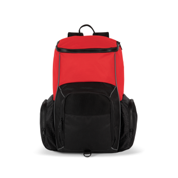Mochila de deporte con portaobjetos confeccionada en material reciclado - Ref. XKI0176 Mochila de deporte con portaobjetos confeccionada en material reciclado - Ref. XKI0176