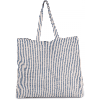 Bolsa shopper de juco a rayas - Ref. XKI0236 Bolsa shopper de juco a rayas - Ref. XKI0236