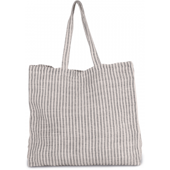 Bolsa shopper de juco a rayas - Ref. XKI0236 Bolsa shopper de juco a rayas - Ref. XKI0236
