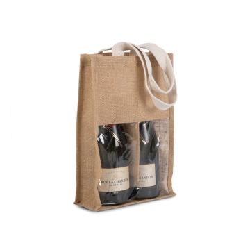 Bolsa de yute para botellas - Ref. XKI0268 Bolsa de yute para botellas - Ref. XKI0268
