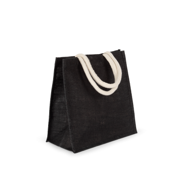 Bolsa estilo tote de tela de yute, modelo grande - Ref. XKI0274 Bolsa estilo tote de tela de yute, modelo grande - Ref. XKI0274