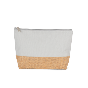 Estuche de algodón canvas y yute - Ref. XKI0276 Estuche de algodón canvas y yute - Ref. XKI0276