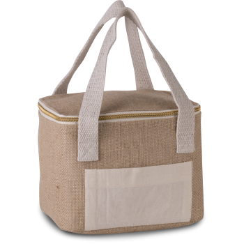 Bolsa isotérmica de yute - modelo pequeño - Ref. XKI0352 Bolsa isotérmica de yute - modelo pequeño - Ref. XKI0352