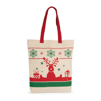 Bolsa shopper con motivos navideos - Ref. XKI0733