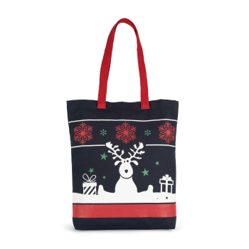 Bolsa shopper con motivos navideños - Ref. XKI0733 Bolsa shopper con motivos navideños - Ref. XKI0733