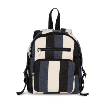 Mochila reciclada - diseño a rayas - Ref. XKI5108 Mochila reciclada - diseño a rayas - Ref. XKI5108