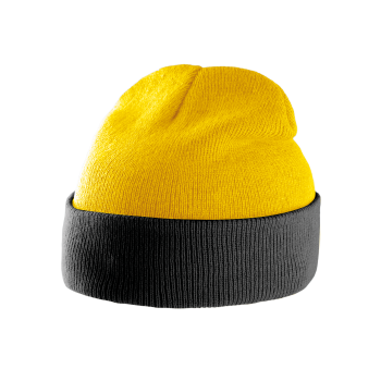 Gorro bicolor con dobladillo - Ref. XKP514 Gorro bicolor con dobladillo - Ref. XKP514