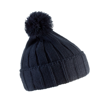 Gorro con pompón y dobladillo - Ref. XKP519 Gorro con pompón y dobladillo - Ref. XKP519