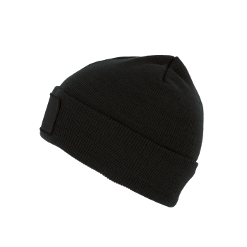 Gorro reciclado con parche y forro thinsulate - Ref. XKP891