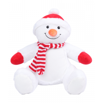 Peluche muñeco de nieve con cremallera - Ref. XMM567 Peluche muñeco de nieve con cremallera - Ref. XMM567