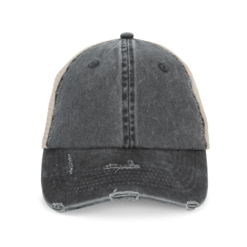 Gorra trucker ecorresponsable efecto desgastado unisex - Ref. XNS027 Gorra trucker ecorresponsable efecto desgastado unisex - Ref. XNS027