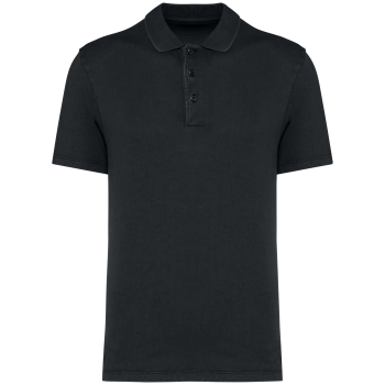 Polo ecorresponsable efecto lavado de punto jersey hombre - Ref. XNS201 Polo ecorresponsable efecto lavado de punto jersey hombre - Ref. XNS201