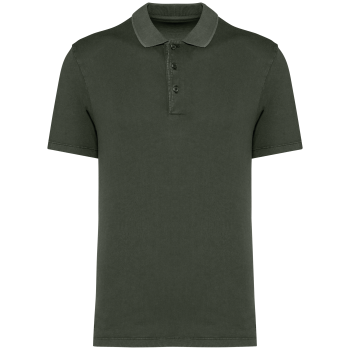 Polo ecorresponsable efecto lavado de punto jersey hombre - Ref. XNS201 Polo ecorresponsable efecto lavado de punto jersey hombre - Ref. XNS201