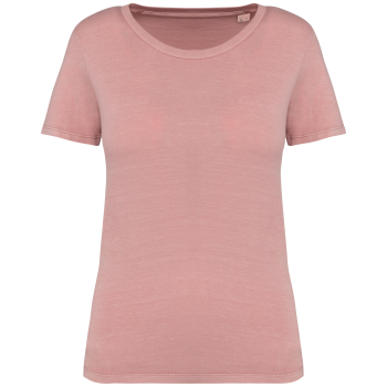 Camiseta ecorresponsable efecto lavado mujer - Ref. XNS316 Camiseta ecorresponsable efecto lavado mujer - Ref. XNS316