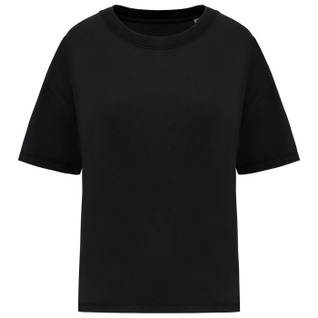 Camiseta ecorrersponsable oversize efecto lavado mujer - Ref. XNS327 Camiseta ecorrersponsable oversize efecto lavado mujer - Ref. XNS327