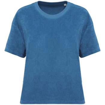 Camiseta ecorresponsable de rizo mujer - Ref. XNS328 Camiseta ecorresponsable de rizo mujer - Ref. XNS328