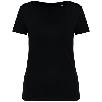 Camiseta ecorresponsable cuello de pico mujer - Ref. XNS334 Camiseta ecorresponsable cuello de pico mujer - Ref. XNS334