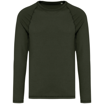 Camiseta ecorresponsable manga larga raglan hombre - Ref. XNS338