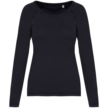 Camiseta ecorresponsable manga larga raglan mujer - Ref. XNS339 Camiseta ecorresponsable manga larga raglan mujer - Ref. XNS339