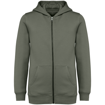 Sudadera ecorresponsable con capucha y cremallera infantil - Ref. XNS405 Sudadera ecorresponsable con capucha y cremallera infantil - Ref. XNS405