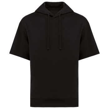 Sudadera ecorresponsable con capucha de manga corta y hombros caídos french terry unisex - Ref. XNS406 Sudadera ecorresponsable con capucha de manga corta y hombros caídos french terry unisex - Ref. XNS406