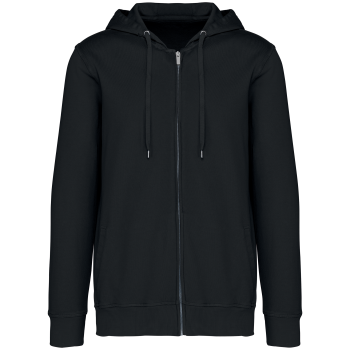 Sudadera ecorresponsable cremallera y capucha french terry unisex - Ref. XNS417
