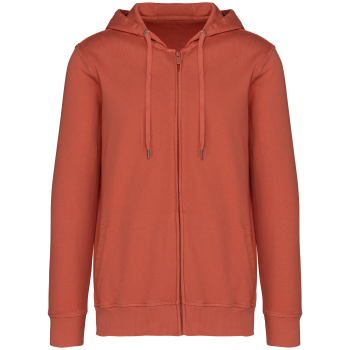 Sudadera ecorresponsable cremallera y capucha french terry unisex - Ref. XNS417 Sudadera ecorresponsable cremallera y capucha french terry unisex - Ref. XNS417