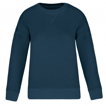 Sudadera ecorresponsable hombros caídos mujer - Ref. XNS420 Sudadera ecorresponsable hombros caídos mujer - Ref. XNS420