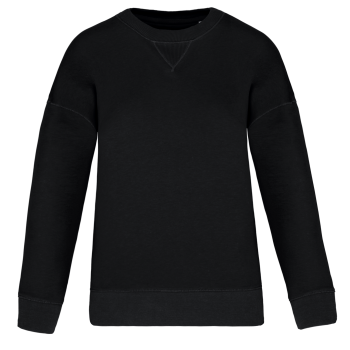 Sudadera ecorresponsable hombros caídos mujer - Ref. XNS420 Sudadera ecorresponsable hombros caídos mujer - Ref. XNS420