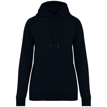 Sudadera ecorresponsable con capucha y mangas raglán mujer - Ref. XNS422 Sudadera ecorresponsable con capucha y mangas raglán mujer - Ref. XNS422