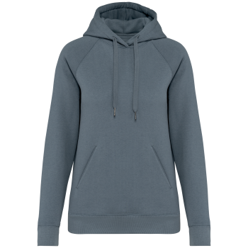 Sudadera ecorresponsable con capucha y mangas raglán mujer - Ref. XNS422 Sudadera ecorresponsable con capucha y mangas raglán mujer - Ref. XNS422