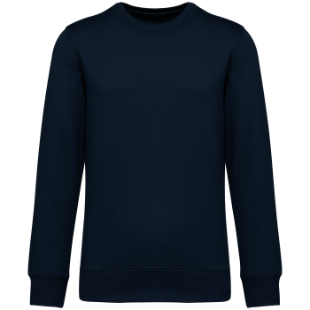 Sudadera ecorresponsable cuello redondo y hombros cados french terry unisex - Ref. XNS430