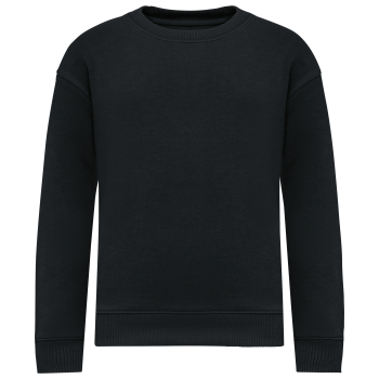 Sudadera ecorresponsable de cuello redondo oversize infantil - Ref. XNS437 Sudadera ecorresponsable de cuello redondo oversize infantil - Ref. XNS437