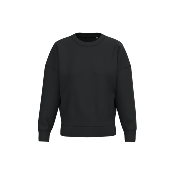 Sudadera ecorresponsable cuello redondo hombros ca�dos mujer - Ref. XNS439