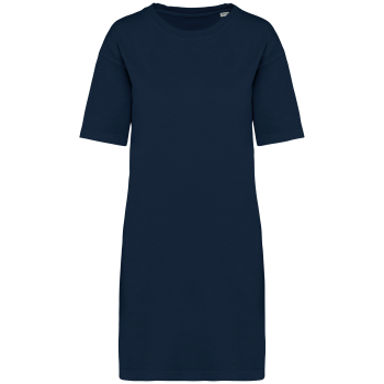 Vestido tipo camiseta ecorresponsable efecto lavado mujer - Ref. XNS5000 Vestido tipo camiseta ecorresponsable efecto lavado mujer - Ref. XNS5000